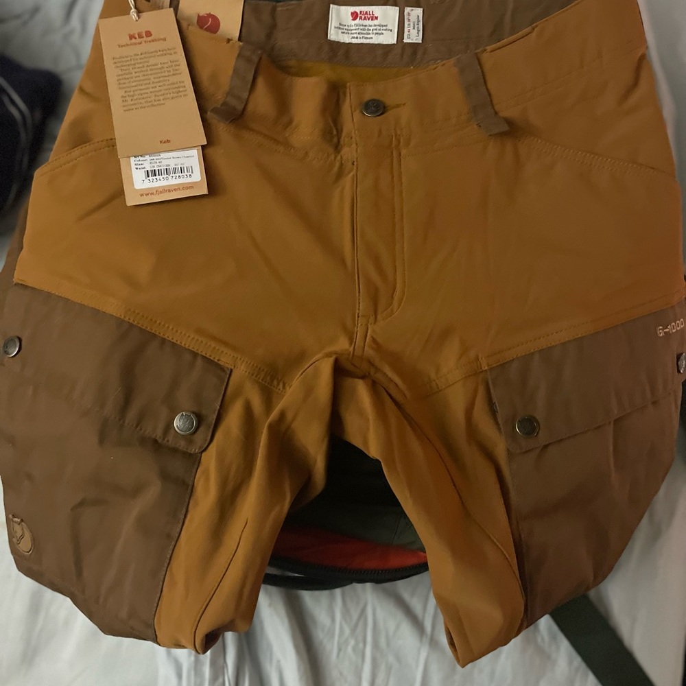 Fjallraven Keb trousers color timber brown- chestnut brand new - Picture 4 of 4